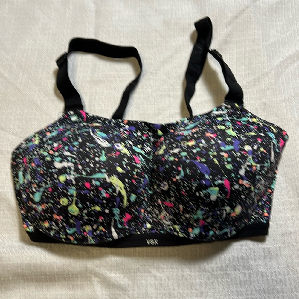 VSX Black Bra with Modern Artistic Flair